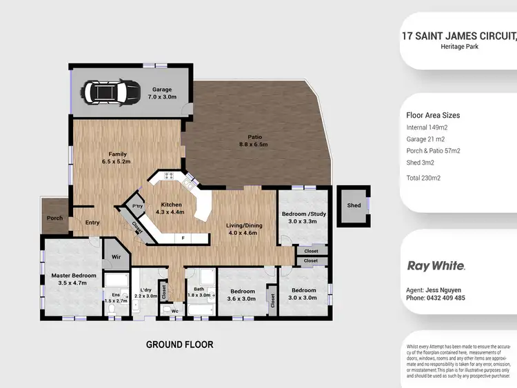 Floorplan of Homely house listing, 17 Saint James Circuit, Heritage Park QLD 4118