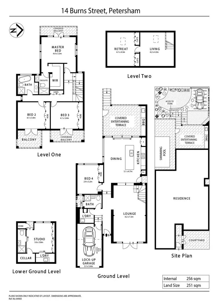 Floorplan of Homely house listing, 14 Burns Street, Petersham NSW 2049