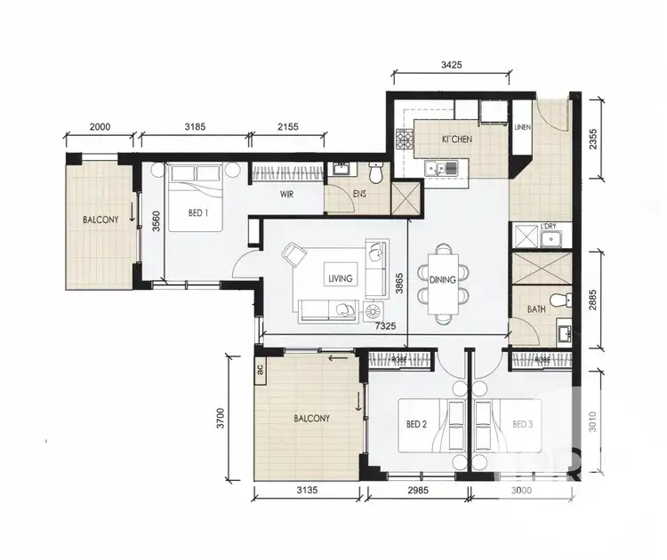 Floorplan of Homely apartment listing, 77/227 Flemington Road, Franklin ACT 2913