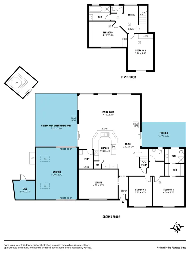 Floorplan of Homely house listing, 37 Fredrick Drive, Woodcroft SA 5162