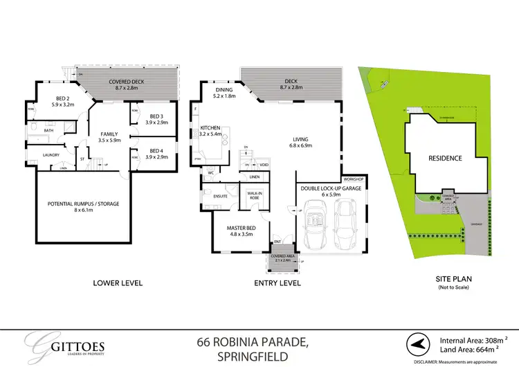 Floorplan of Homely house listing, 66 Robinia Parade, Springfield NSW 2250