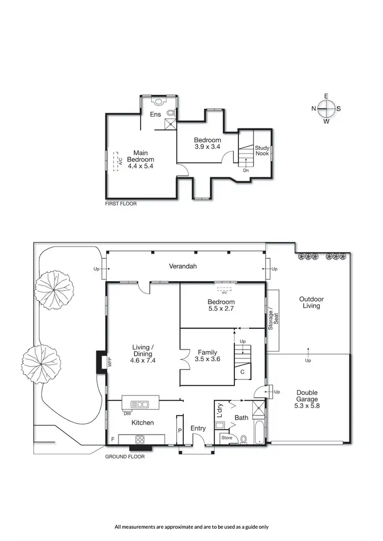 Floorplan of Homely townhouse listing, 1/48 Fairlie Avenue, Macleod VIC 3085