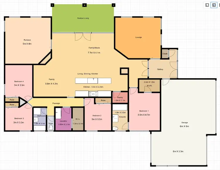 Floorplan of Homely house listing, 41 Clarendon Avenue, Wodonga VIC 3690
