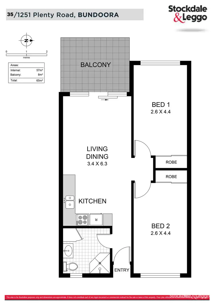 Floorplan of Homely apartment listing, 35/1251 Plenty Road, Bundoora VIC 3083