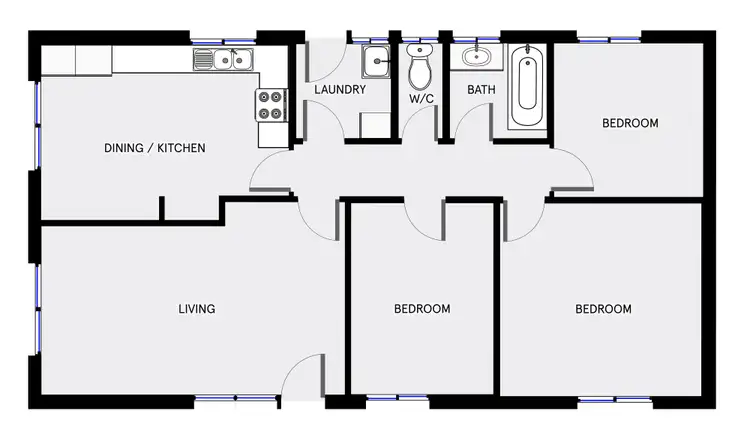 Floorplan of Homely house listing, 60 Higinbotham Street, Watson ACT 2602