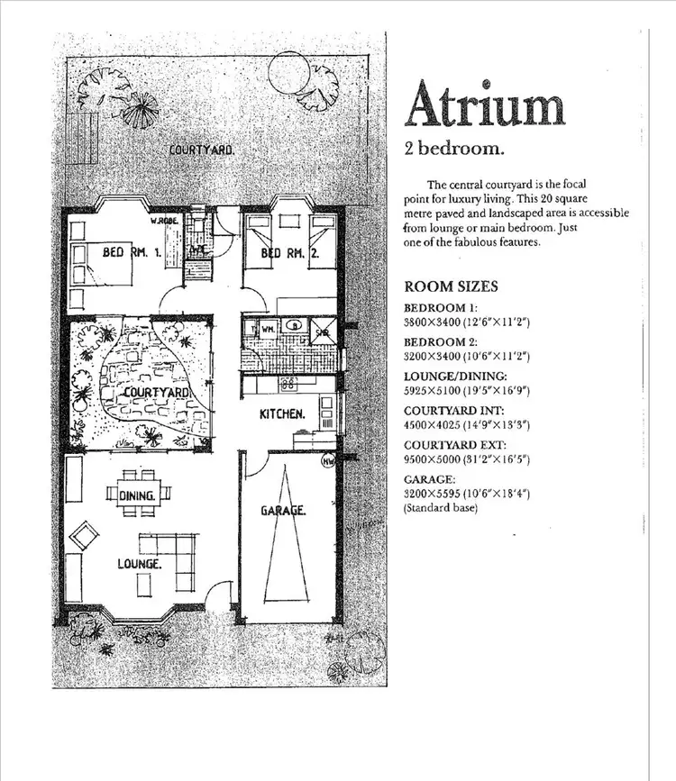Floorplan of Homely unit listing, U121/8 Melody Court, Warana QLD 4575