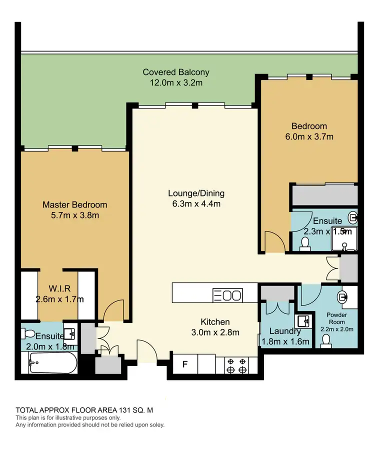 Floorplan of Homely house listing, 2408/2 Activa Way, Hope Island QLD 4212