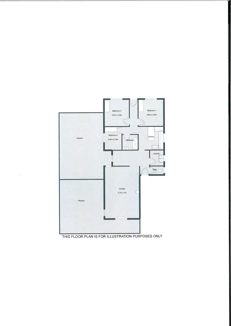 Floorplan of Homely house listing, 4 BROWN AVENUE, Naracoorte SA 5271