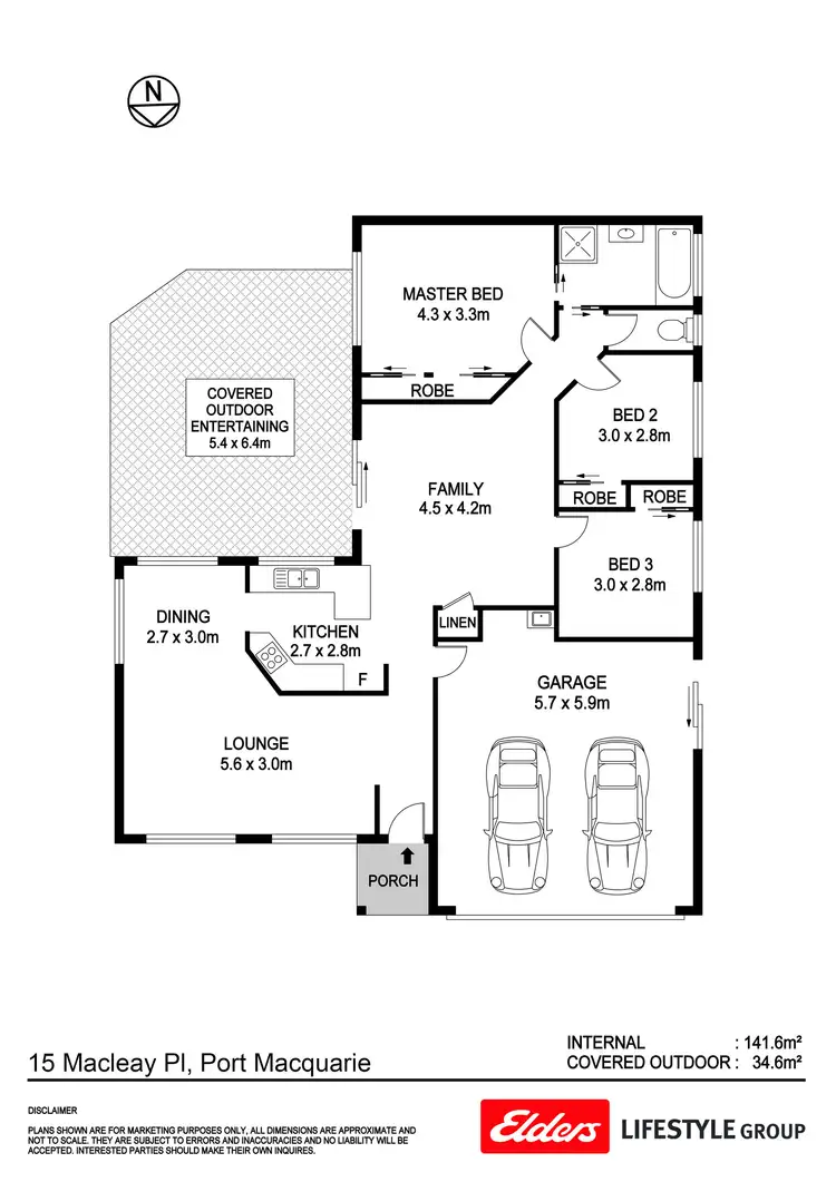 Floorplan of Homely house listing, 15 Macleay Place, Port Macquarie NSW 2444