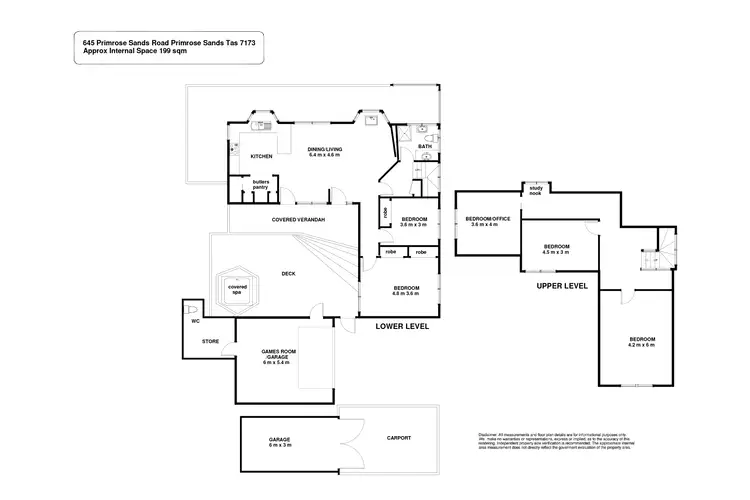 Floorplan of Homely house listing, 645 Primrose Sands Road, Primrose Sands TAS 7173
