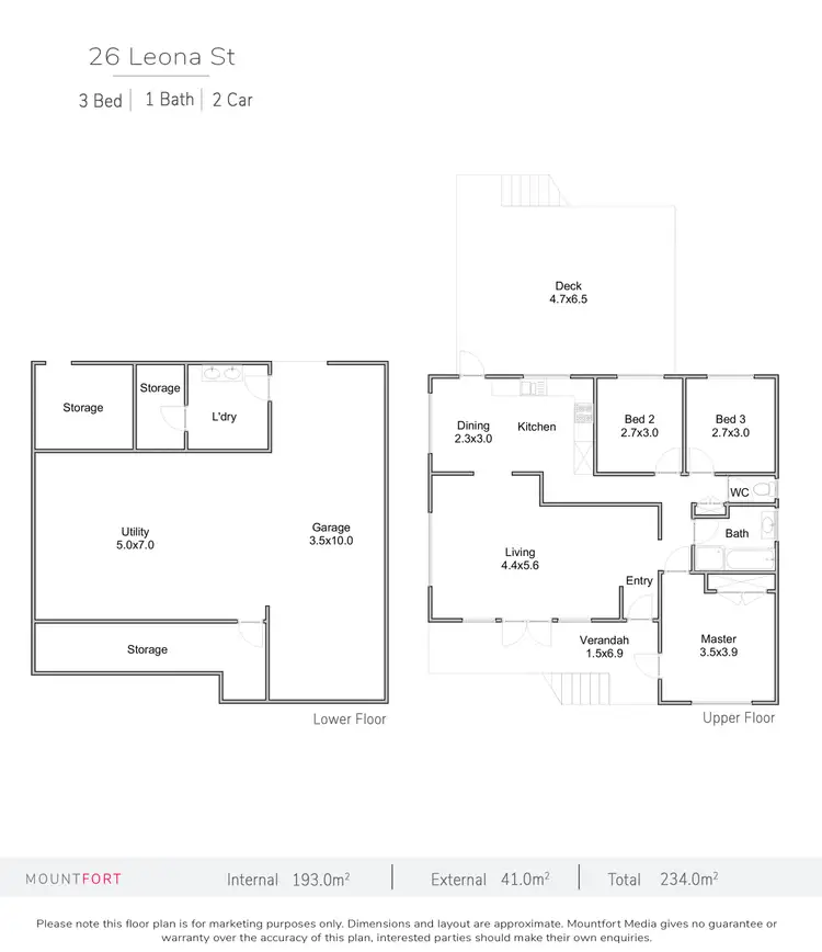 Floorplan of Homely house listing, 26 Leona Street, Boondall QLD 4034