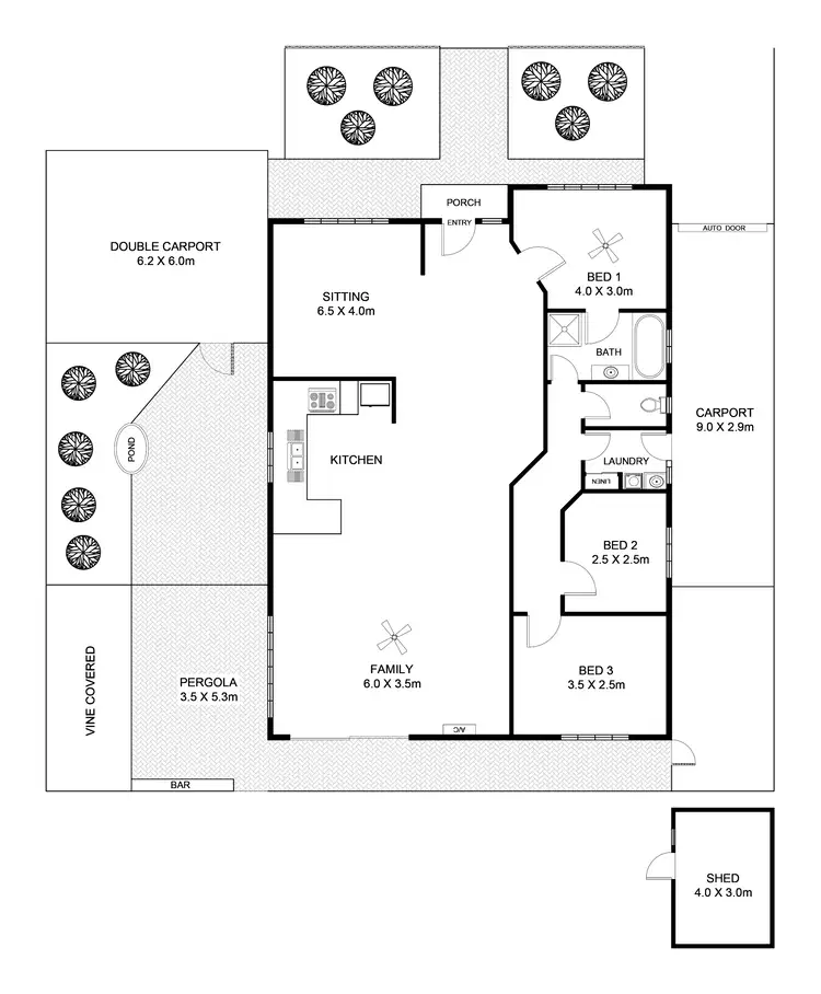 Floorplan of Homely house listing, 112 Yarrabee Road, Greenhill SA 5140