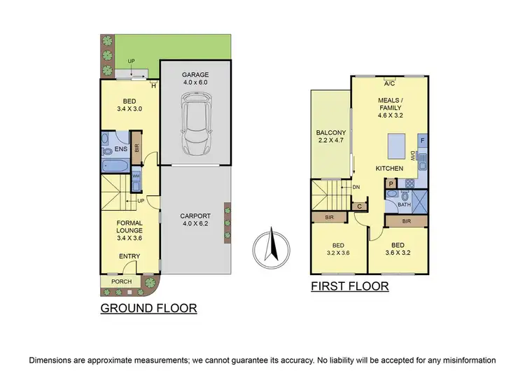 Floorplan of Homely townhouse listing, 3/43 Deschamp Crescent, Rowville VIC 3178