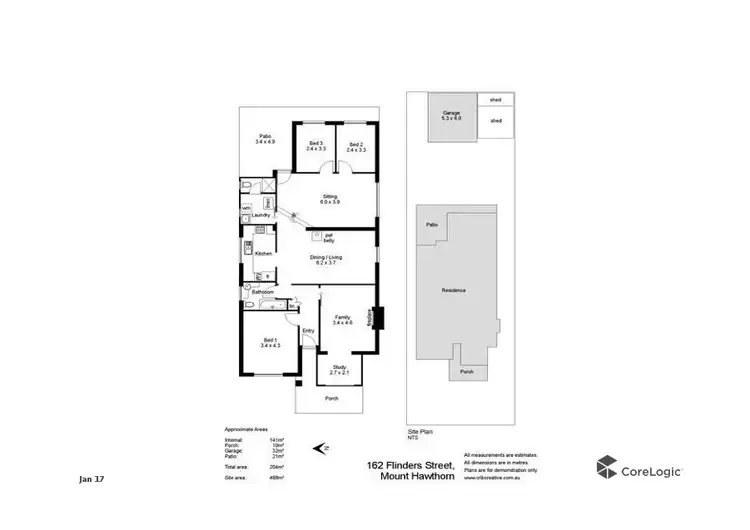 Floorplan of Homely house listing, 162 Flinders Street, Mount Hawthorn WA 6016