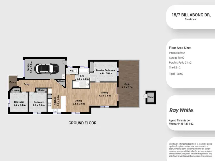 Floorplan of Homely house listing, 15/7 Billabong Drive, Crestmead QLD 4132
