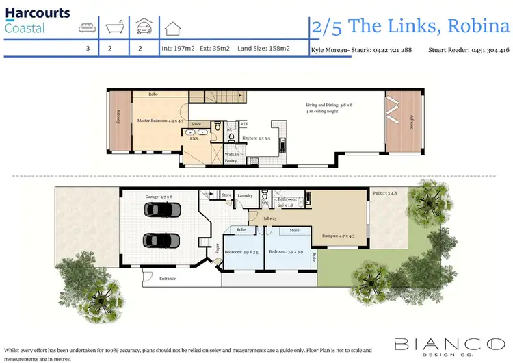 Floorplan of Homely house listing, 2/5 The Links, Robina QLD 4226