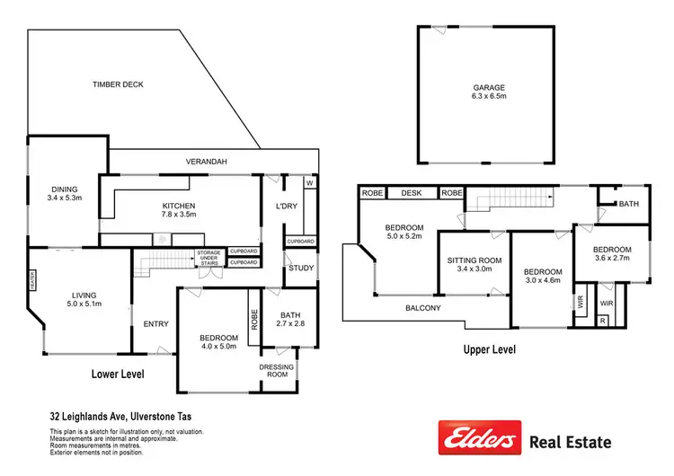 Floorplan of Homely house listing, 32 Leighlands Avenue, Ulverstone TAS 7315