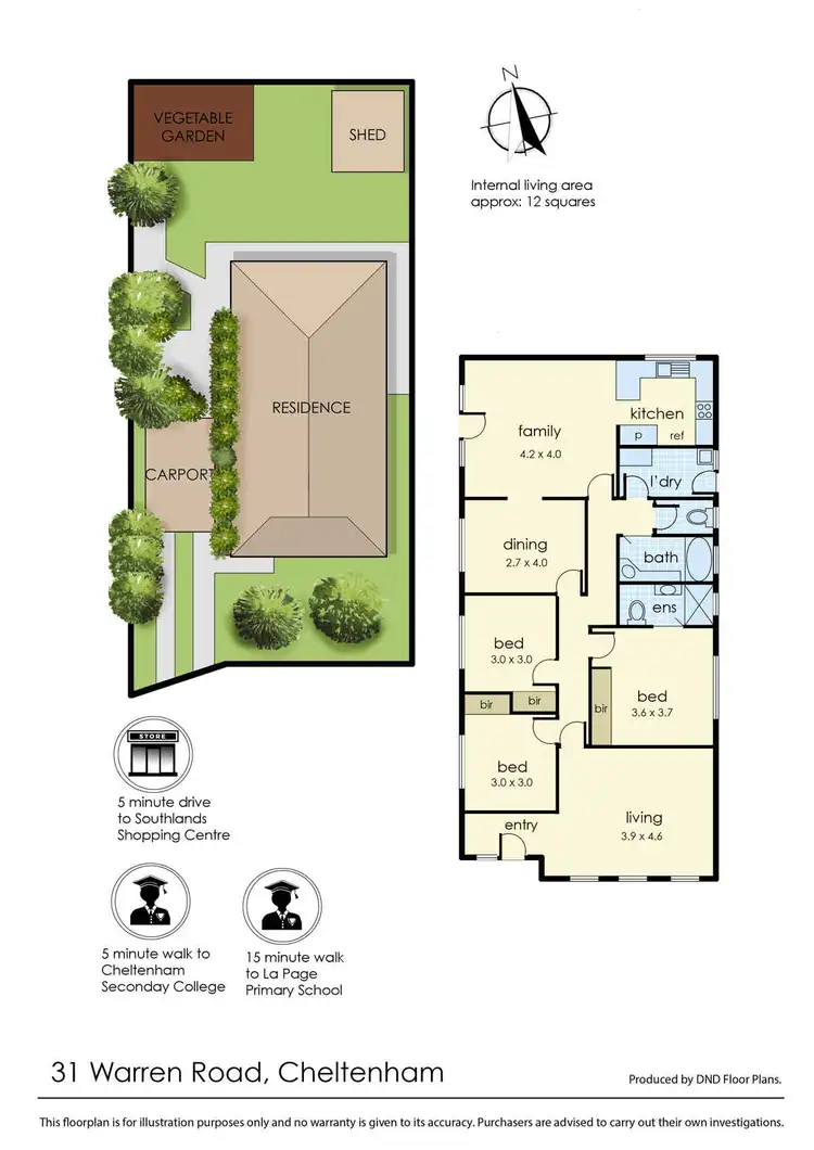 Floorplan of Homely house listing, 31 Warren Road, Cheltenham VIC 3192