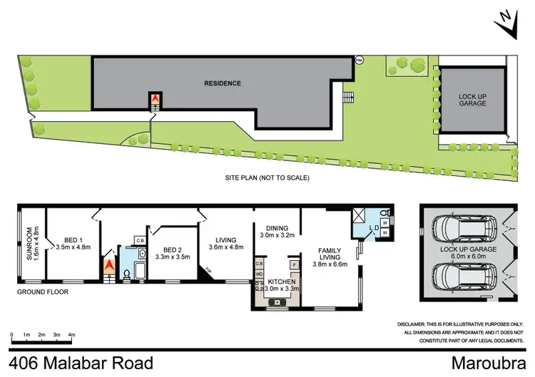 Floorplan of Homely house listing, 406 Malabar Rd, Maroubra NSW 2035