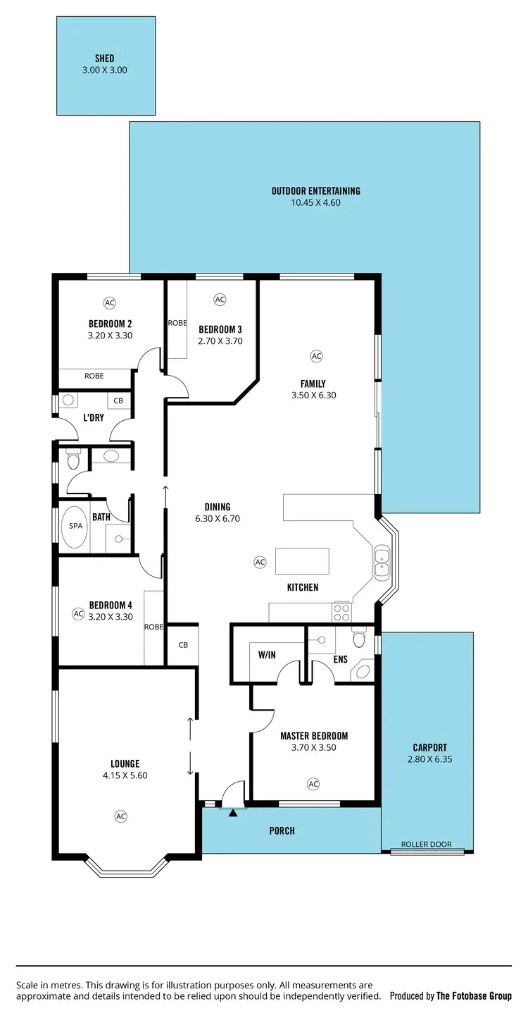 Floorplan of Homely house listing, 7 Antonio Street, Huntfield Heights SA 5163