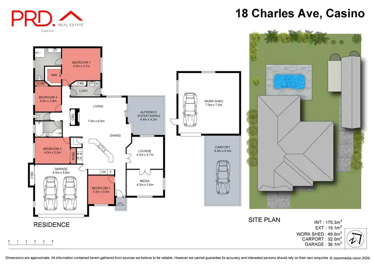 Floorplan of Homely house listing, 18 Charles Avenue, Casino NSW 2470