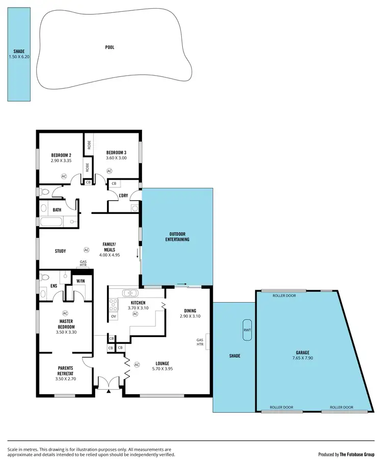 Floorplan of Homely house listing, 20 Antilla Way, Flagstaff Hill SA 5159