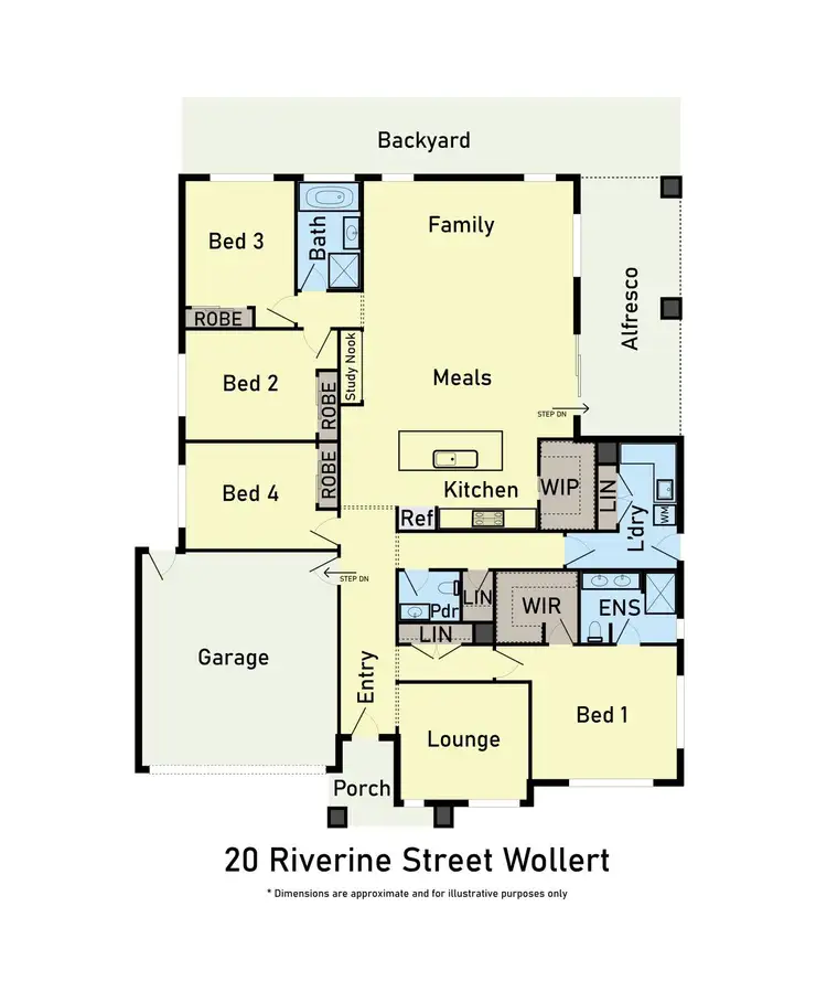 Floorplan of Homely house listing, 20 Riverine Street, Wollert VIC 3750