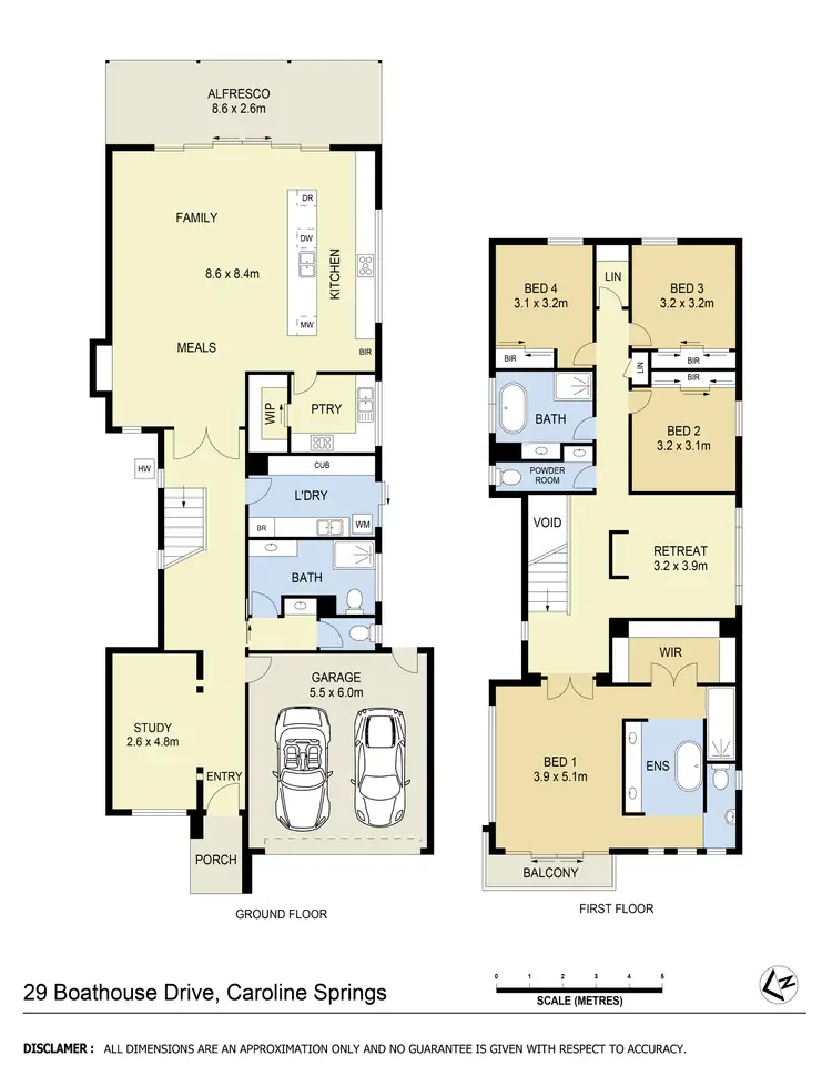 Floorplan of Homely house listing, 29 Boathouse Drive, Caroline Springs VIC 3023