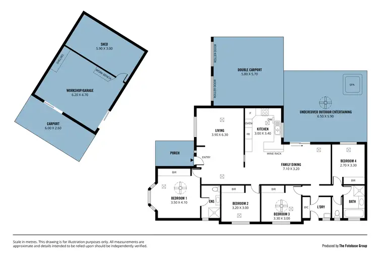 Floorplan of Homely house listing, 4 Delilah Close, Old Reynella SA 5161