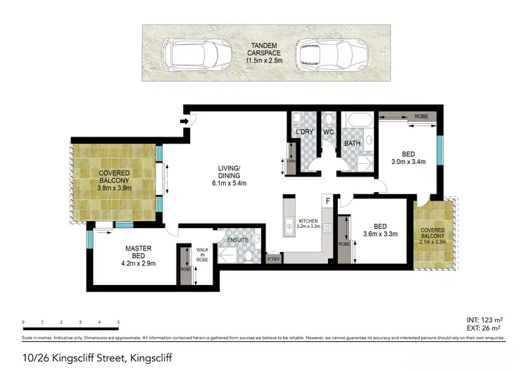 Floorplan of Homely unit listing, 10/26 Kingscliff Street, Kingscliff NSW 2487