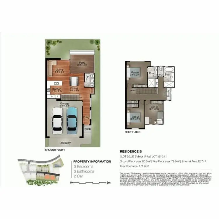 Floorplan of Homely house listing, 22/17 Great Southern Drive, Robina QLD 4226