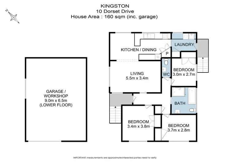 Floorplan of Homely house listing, 10 Dorset Drive, Kingston TAS 7050