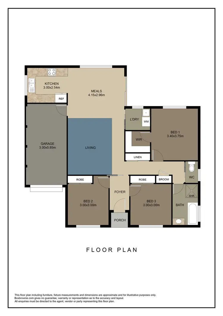 Floorplan of Homely townhouse listing, 13/267 COBRA STREET, Dubbo NSW 2830