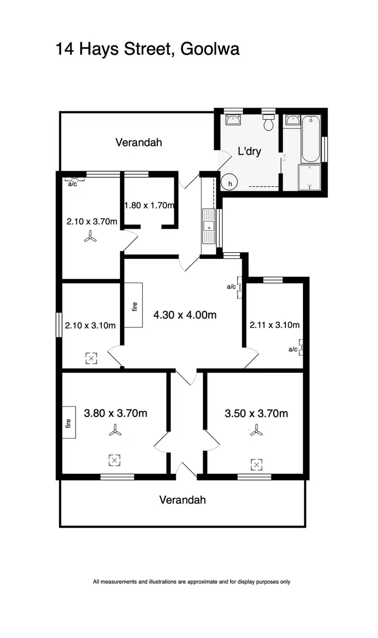 Floorplan of Homely house listing, 14 Hays Street, Goolwa SA 5214