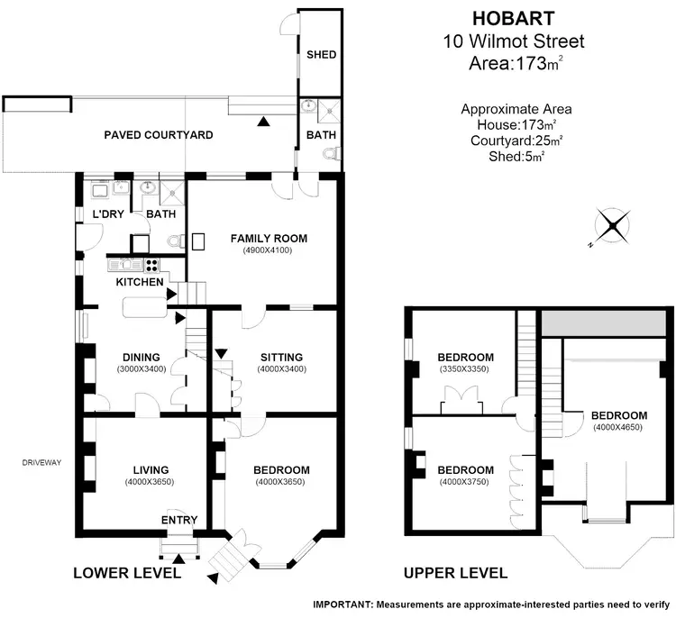 Floorplan of Homely house listing, 10 Wilmot Street, Hobart TAS 7000