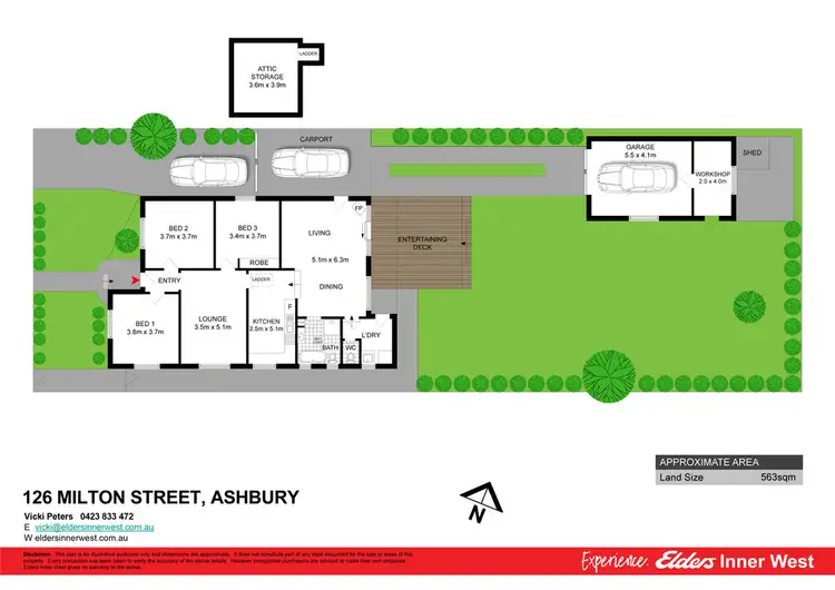 Floorplan of Homely house listing, 126 Milton Street, Ashbury NSW 2193