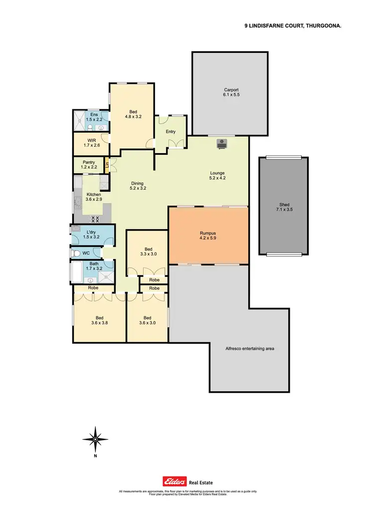 Floorplan of Homely house listing, 9 Lindisfarne Court, Thurgoona NSW 2640