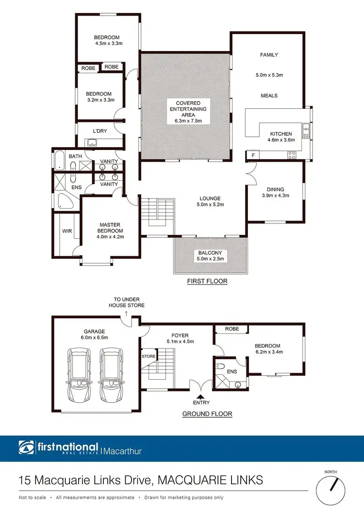 Floorplan of Homely house listing, 15 Macquarie Links Drive, Macquarie Links NSW 2565