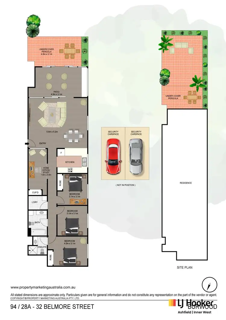 Floorplan of Homely unit listing, 94/28A-32 Belmore Street, Burwood NSW 2134