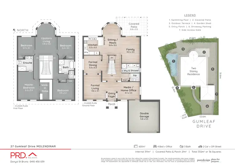 Floorplan of Homely house listing, 27 Gumleaf Drive, Molendinar QLD 4214