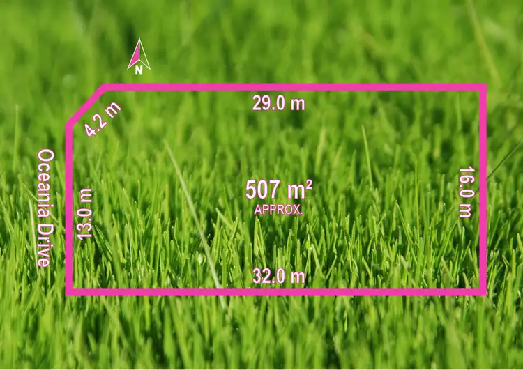Floorplan of Homely land listing, 118 Oceania Drive, Curlewis VIC 3222