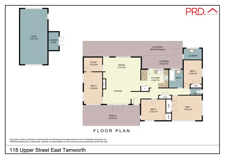 Floorplan of Homely house listing, 118 Upper Street, Tamworth NSW 2340