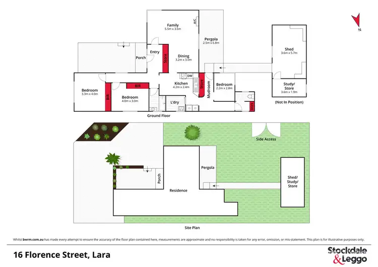 Floorplan of Homely house listing, 16 Florence Street, Lara VIC 3212