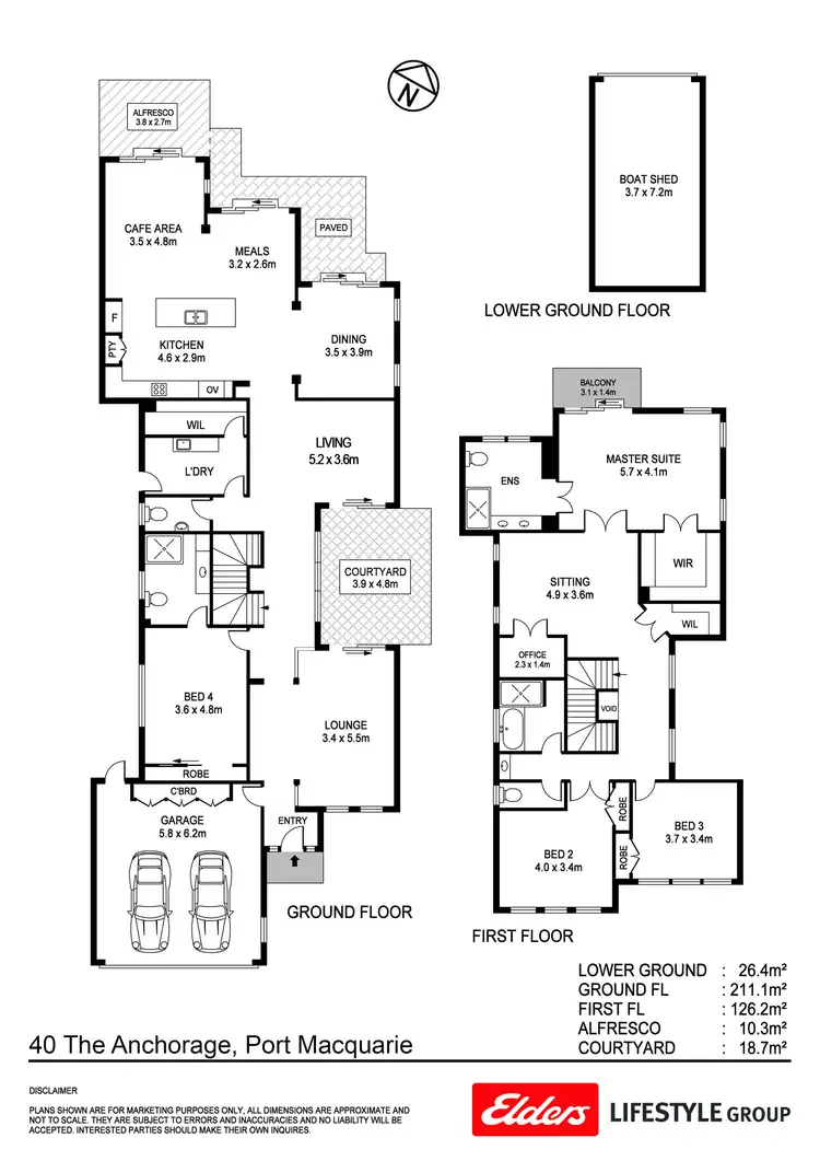Floorplan of Homely house listing, 40 The Anchorage, Port Macquarie NSW 2444