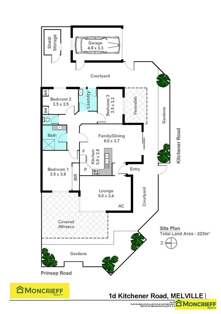 Floorplan of Homely house listing, 1d Kitchener Road, Melville WA 6156