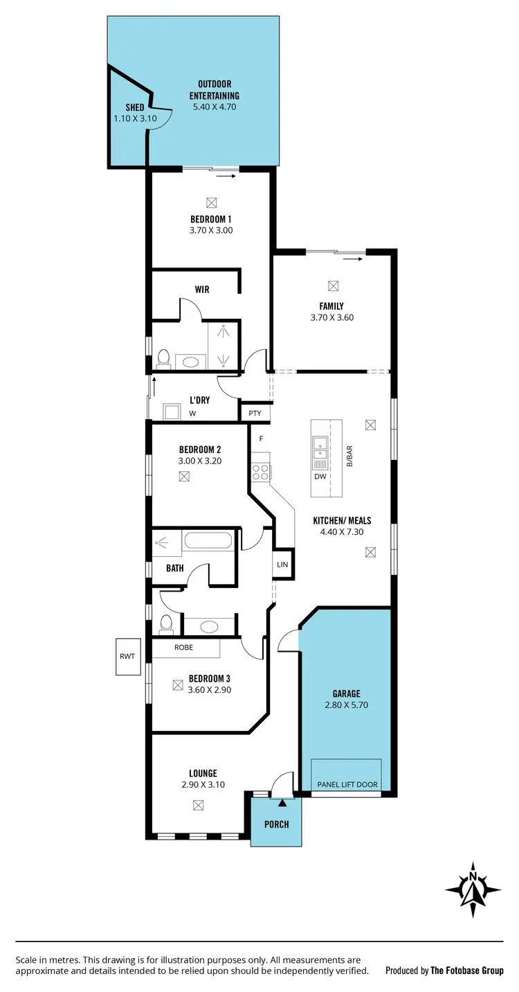 Floorplan of Homely house listing, 25 School Oval Drive, Christie Downs SA 5164