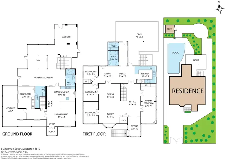 Floorplan of Homely house listing, 8 Chapman Street, Mysterton QLD 4812