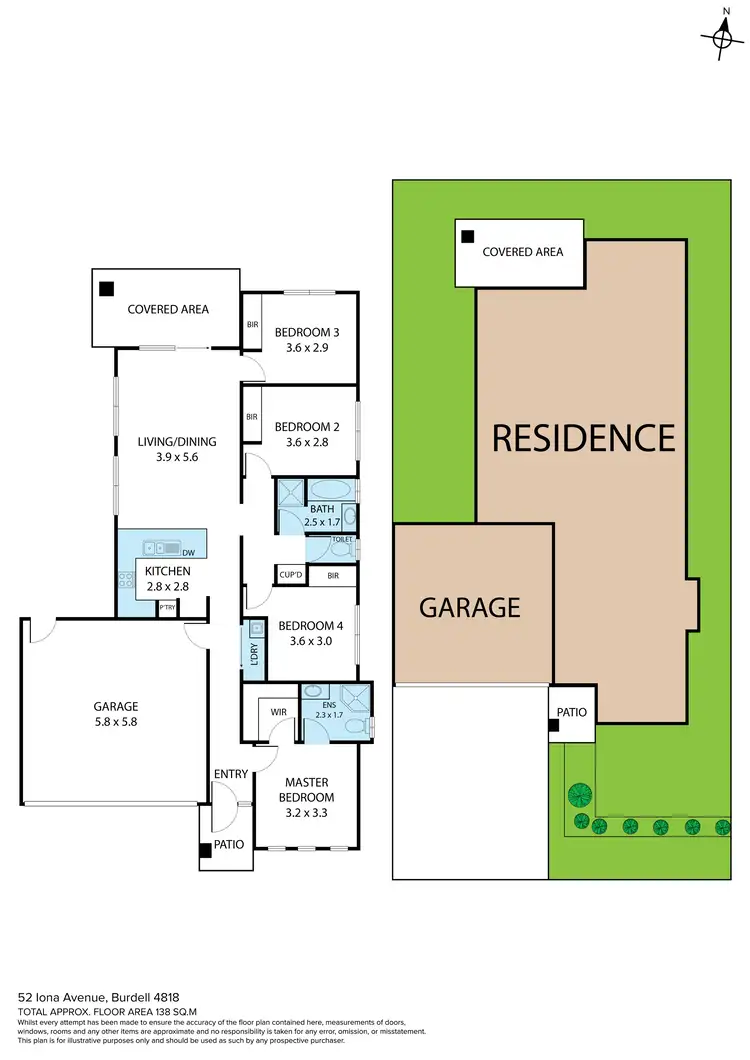 Floorplan of Homely house listing, 52 Iona Avenue, Burdell QLD 4818