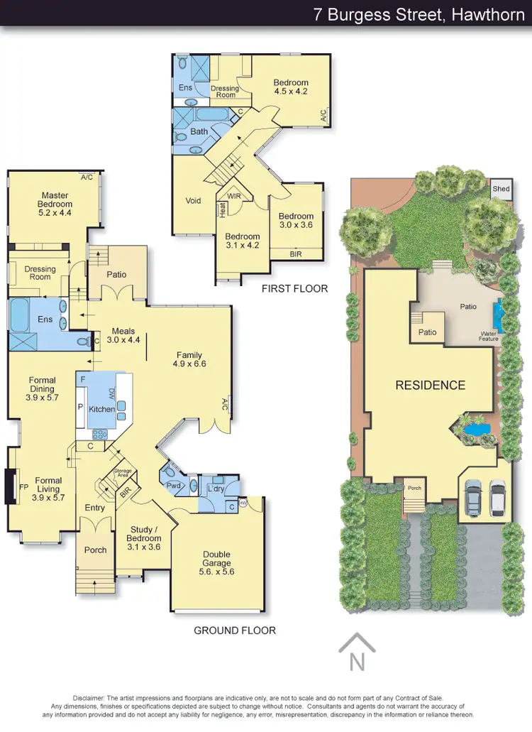 Floorplan of Homely house listing, 7 Burgess Street, Hawthorn VIC 3122