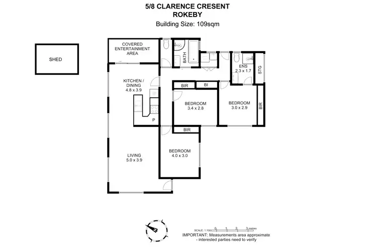 Floorplan of Homely house listing, 5/8 Clarence Crescent, Rokeby TAS 7019